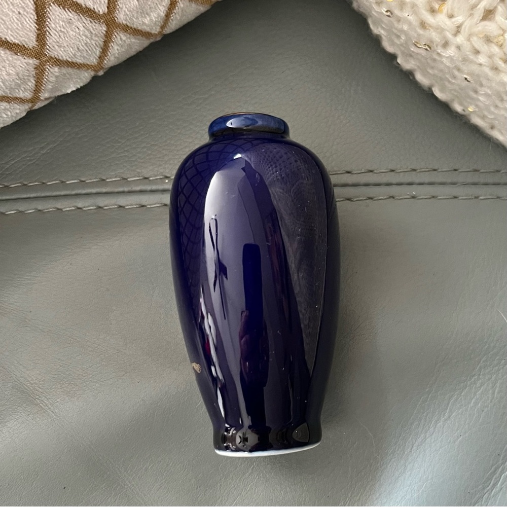 Vintage ASIAN CHINOISERIE Botanical FINE Floral BUD VASE Made in Japan - Picture 5 of 12